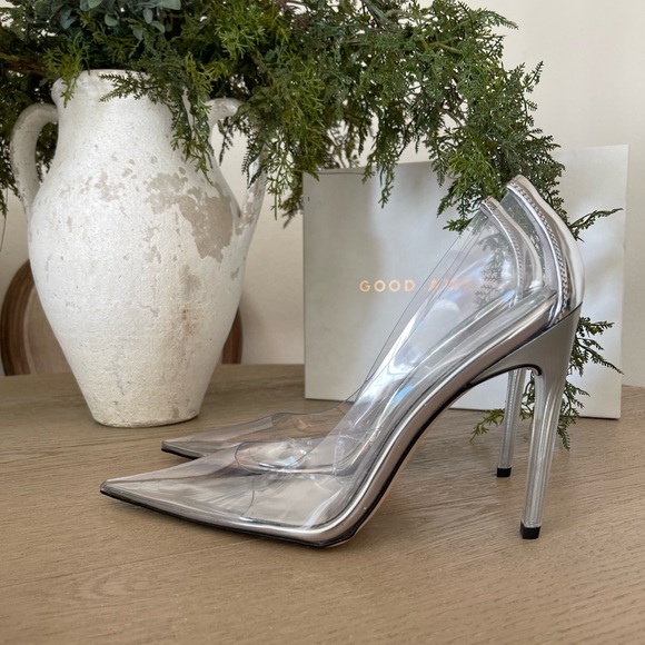 Good American ‘CINDERRELLA’ Pumps - Glass - Picture 5 of 11